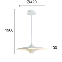 Lampa wisząca VARAZZIA LNV0059134 Lunaveri
