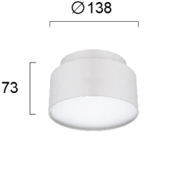 Plafon DECORIO LNV0059724 Lunaveri