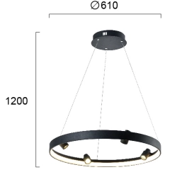 Lampa wisząca VERSILI LNV0060524 Lunaveri