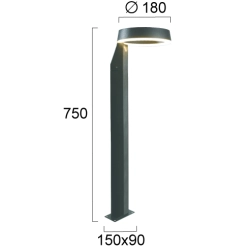 Lampa stojąca zewnętrzna CADENZA LNV0061234 Lunaveri