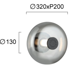 Kinkiet VELLUTA LNV0062034 Lunaveri