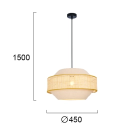 Lampa wisząca ROTO LNV0064724 Lunaveri