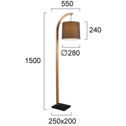 Lampa podłogowa AVOLON LNV0065034 Lunaveri