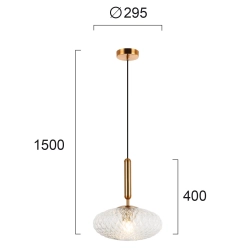 Lampa wisząca ISMERA LNV0065224 Lunaveri