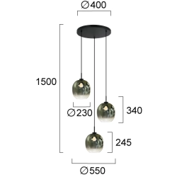 Lampa wisząca MODI LNV0065434 Lunaveri