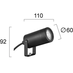 Reflektor ogrodowy VITTORIA LNV0067824 Lunaveri