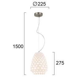 Lampa wisząca OLBIA LNV0069334 Lunaveri