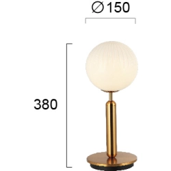 Lampa stołowa GELSA LNV0069524 Lunaveri