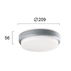 Plafon zewnętrzny NEROLI LNV0071714 Lunaveri