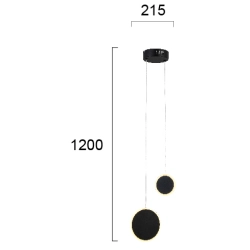 Lampa wisząca SATURNIA LNV0071724 Lunaveri