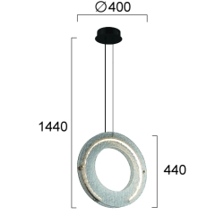 Lampa wisząca TIRENA LNV0072234 Lunaveri