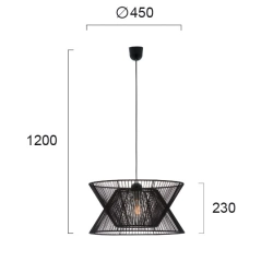 Lampa wisząca SCUOLA LNV0073024 Lunaveri