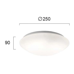 Plafon MALCESINE LNV0074414 Lunaveri