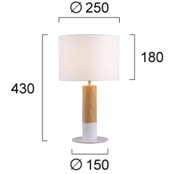 Lampa stołowa LUCCICA LNV0075034 Lunaveri