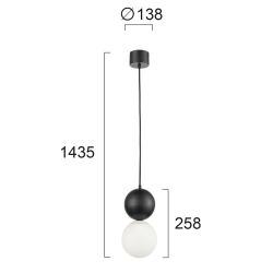 Lampa wisząca REGGIA LNV0076324 Lunaveri