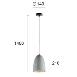 Lampa wisząca LEI LNV0076414 Lunaveri