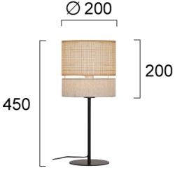 Lampa stołowa SUBI LNV0076924 Lunaveri