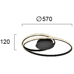 Plafon RAGUSA LNV0077424 Lunaveri