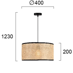 Lampa wisząca ESTRA LNV0077624 Lunaveri