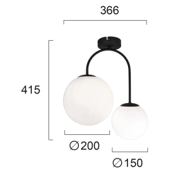 Plafon TERRANO LNV0078224 Lunaveri
