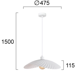 Lampa wisząca ORIVIA LNV0078334 Lunaveri