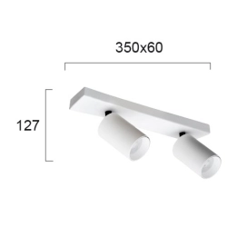 Lampa sufitowa PUROZZA LNV0079524 Lunaveri