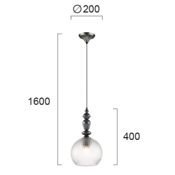Lampa wisząca GIOCARE LNV0079614 Lunaveri