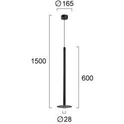 Lampa wisząca SANRE LNV0080924 Lunaveri
