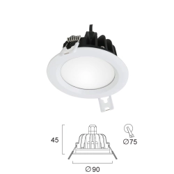 Oprawa wpuszczana ORIVIS LNV0081434 Lunaveri