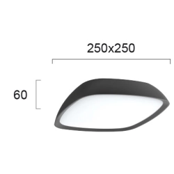 Plafon zewnętrzny ETERNIA LNV0082124 Lunaveri
