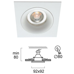 Oprawa wpuszczana REGALE LNV0082814 Lunaveri