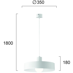 Lampa wisząca ADIGE LNV0084814 Lunaveri