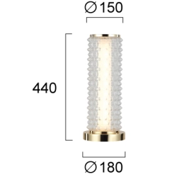 Lampa stołowa ASSISI LNV0084924 Lunaveri