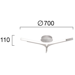Plafon ASTI LNV0085234 Lunaveri