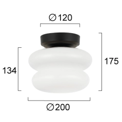 Lampa sufitowa PESA LNV0085434 Lunaveri