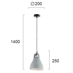 Lampa wisząca LEI LNV0086414 Lunaveri