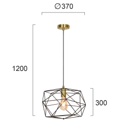 Lampa wisząca ELARZA LNV0087124 Lunaveri