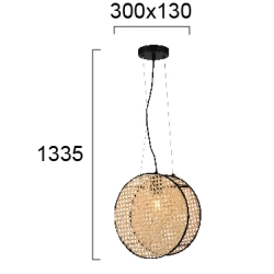 Lampa wisząca ESTRA LNV0087624 Lunaveri
