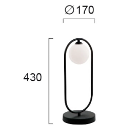 Lampa stołowa LAZZA LNV0088024 Lunaveri