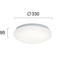 Plafon zewnętrzny RAFFA LNV0088514 Lunaveri
