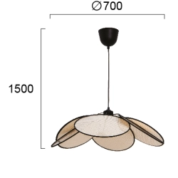 Lampa wisząca DOLCE LNV0088724 Lunaveri
