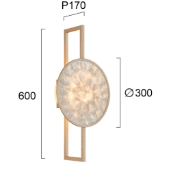 Kinkiet SECCHIA LNV0089334 Lunaveri