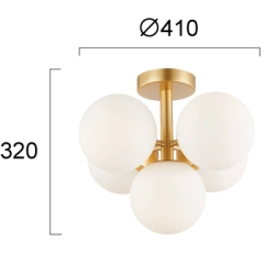 Plafon AREZZO LNV0089924 Lunaveri