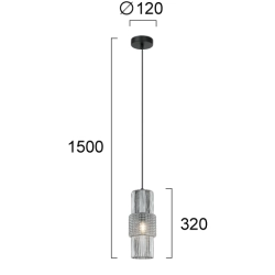 Lampa wisząca DORA LNV0094924 Lunaveri