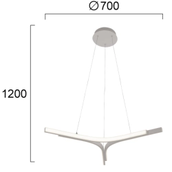 Lampa wisząca ASTI LNV0095234 Lunaveri