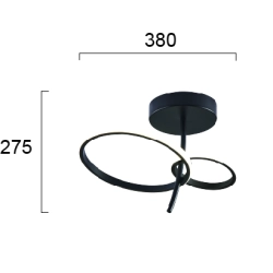 Plafon PEROSO LNV0095724 Lunaveri