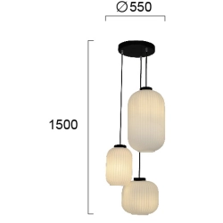Lampa wisząca SENTE LNV0097524 Lunaveri