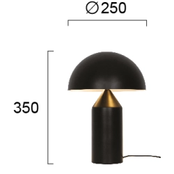 Lampa stołowa NUVITA LNV0098724 Lunaveri