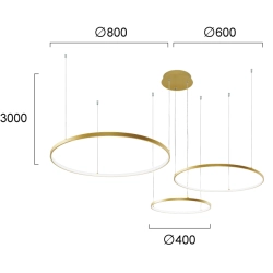 Lampa wisząca FASCIO LNV1011034 Lunaveri