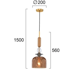 Lampa wisząca TENO LNV1012134 Lunaveri
